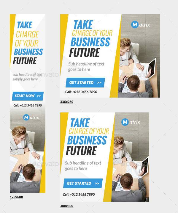 corporate business banner ads