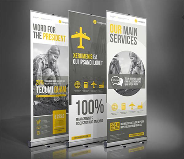 Corporate Business Roll Up Banner