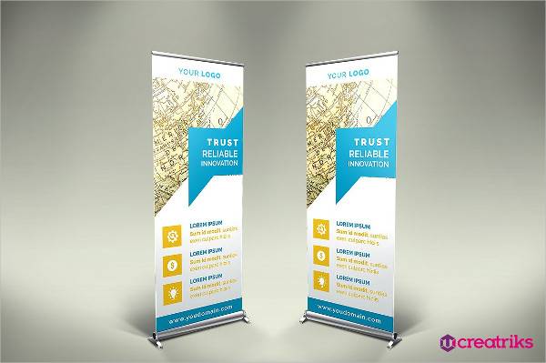 Corporate Roll Up Stand Banner