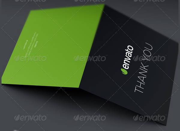corporate thank you card template