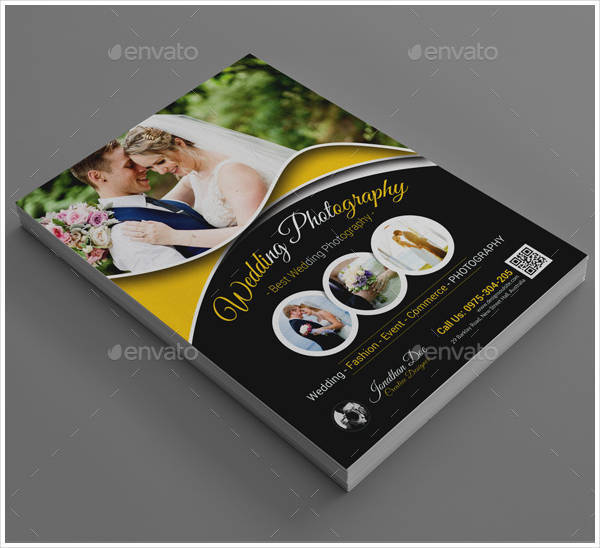 Dark Wedding Photography Flyer