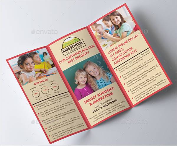 Education School Trifold Brochure