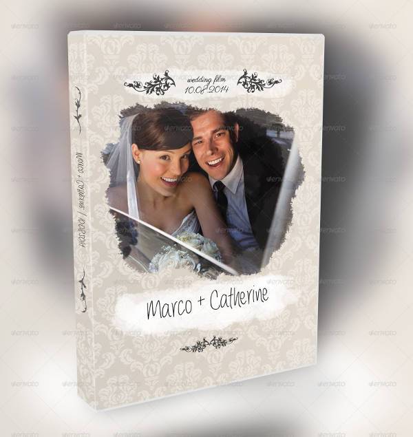 elegant wedding dvd cover