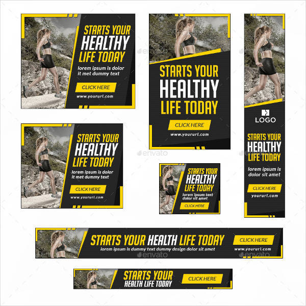 fitness sports banner
