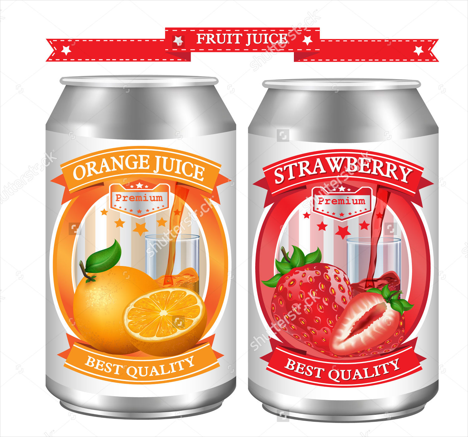 fruit juice label
