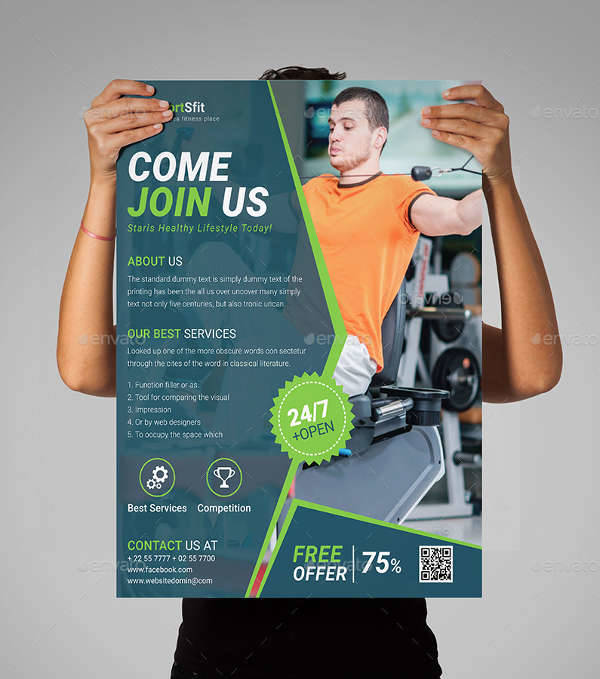Health & Fitness Center Flyer