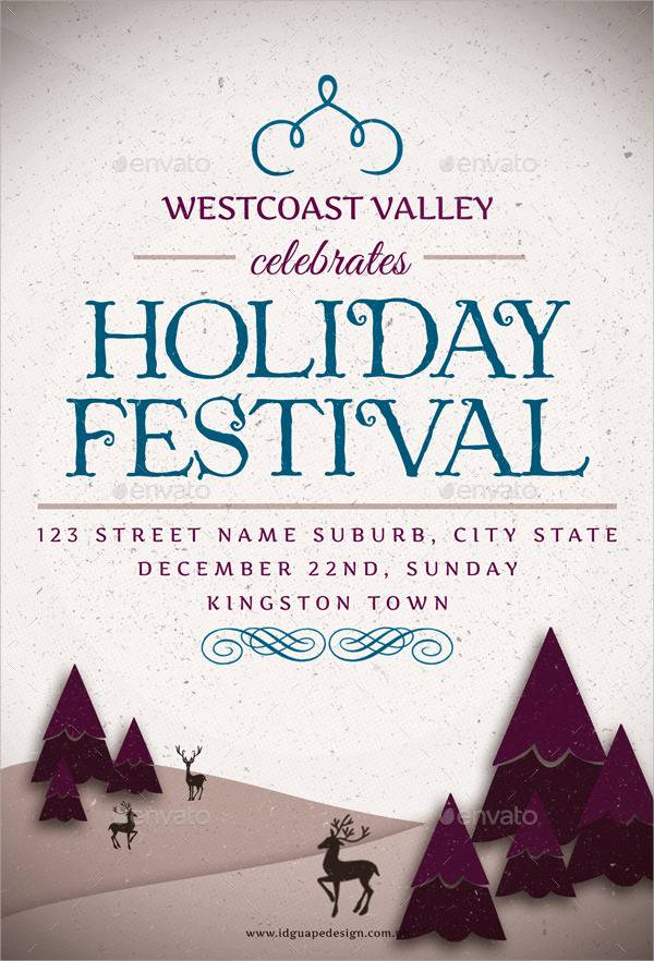 Holiday Festival Event Flyer