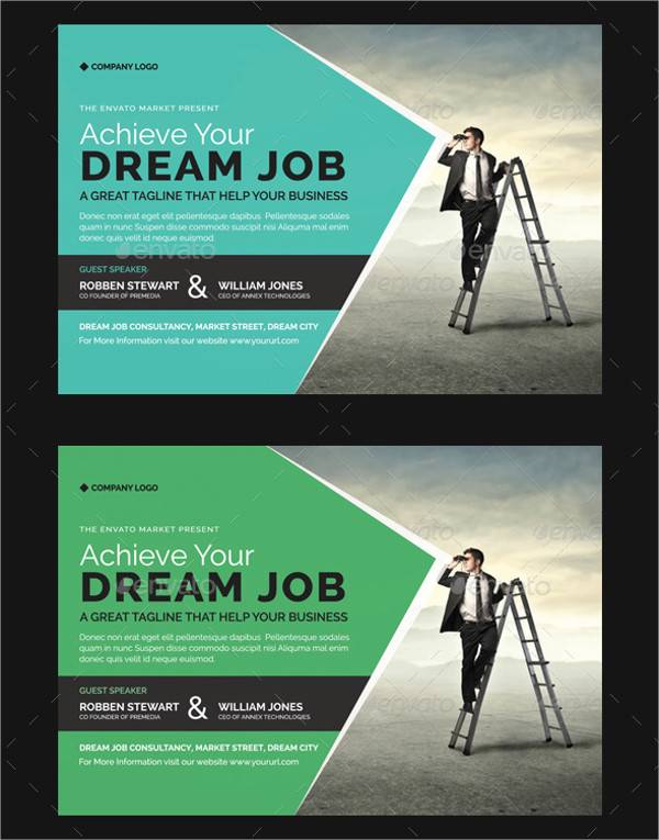 Job Conference Flyer PSD