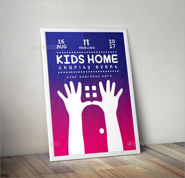 Kids Home Charity Event Flyer