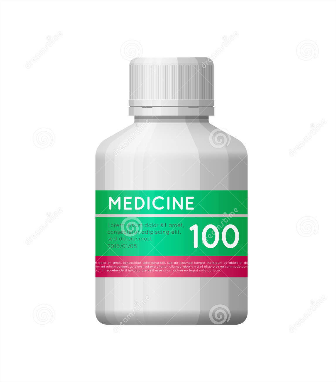 medicine bottle label