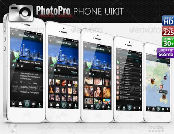 mobile application ui kit