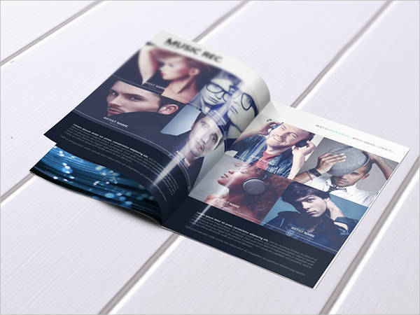 Music Agency Presentation Brochure