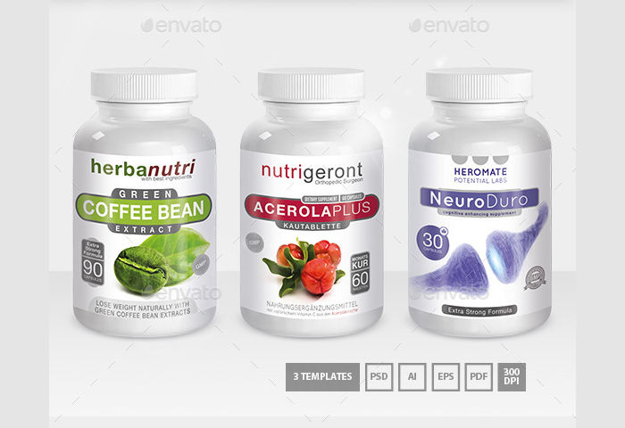 nutritional supplement label