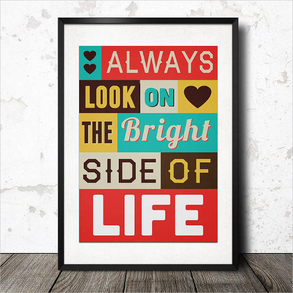 personalized inspirational quote poster