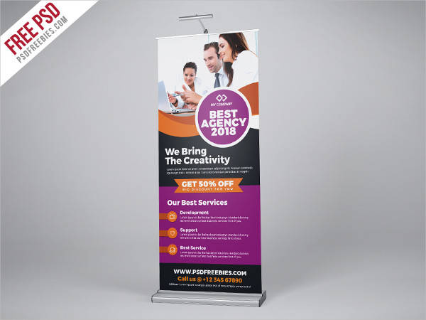 Professional Corporate Roll Up Banner