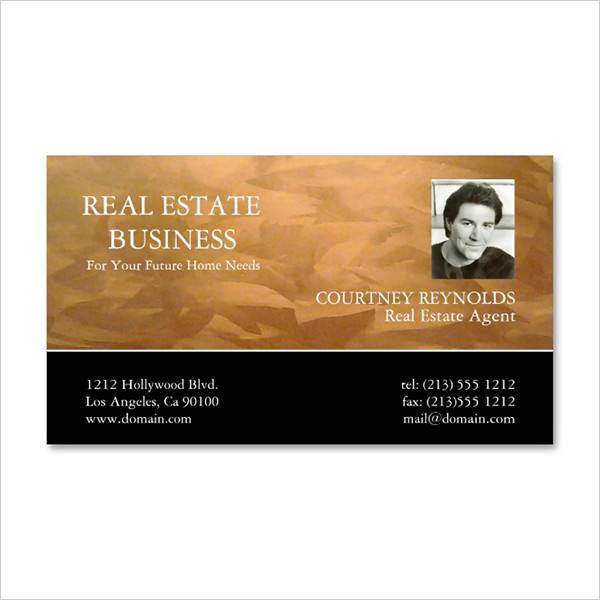 Real Estate Agent Business Card