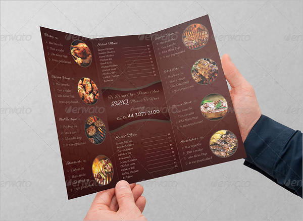 Restaurant Business Tri-Fold Brochure