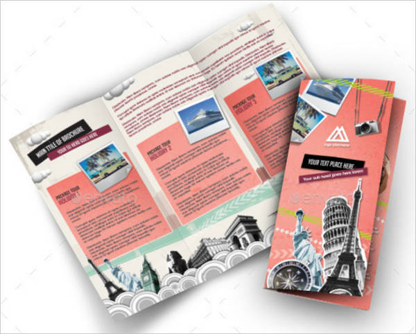 Retro Style Travel Company Brochure