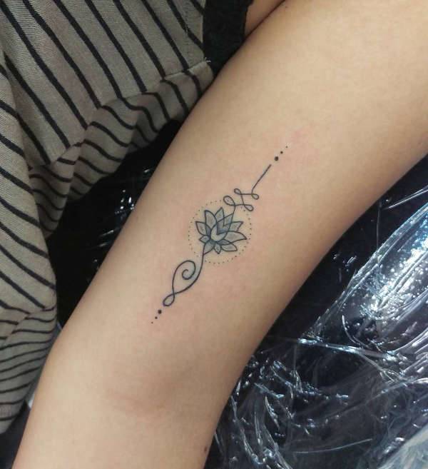 small lotus tattoos