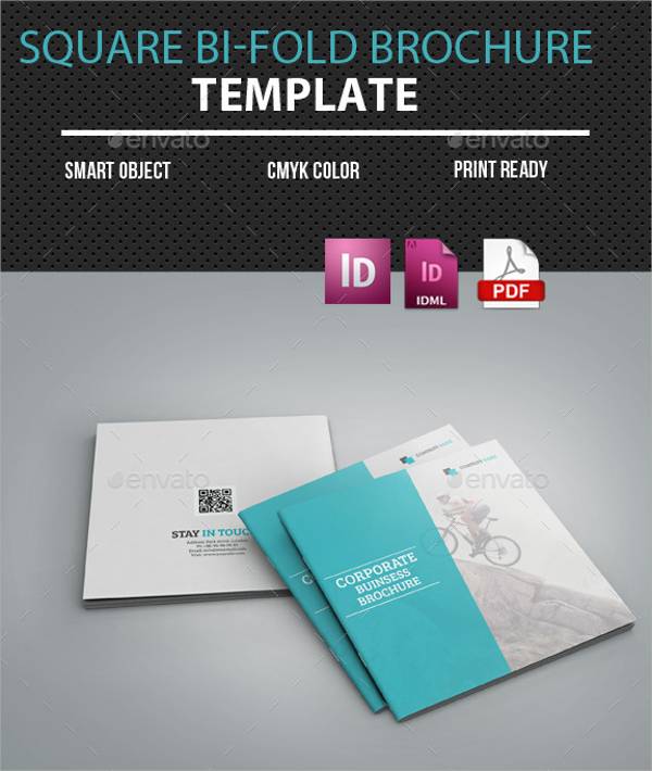 Square Bi-fold Business Brochure