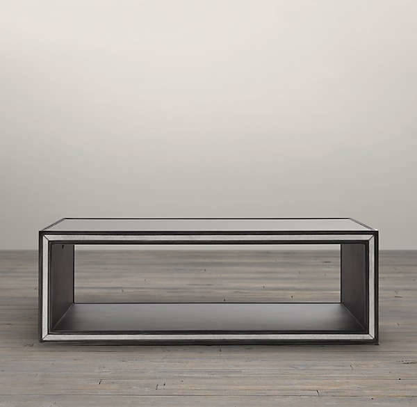 strand mirrored coffee table