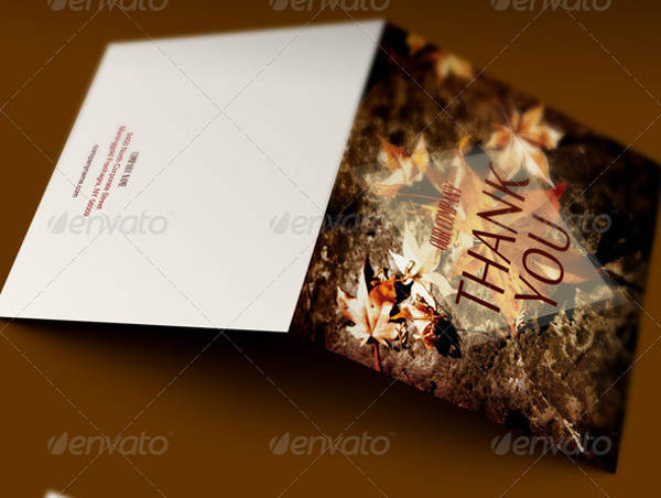 thanksgiving thank you card template