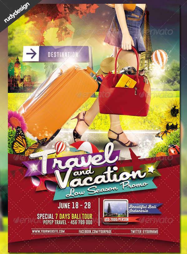 Travel Tour and Vacation Flyer