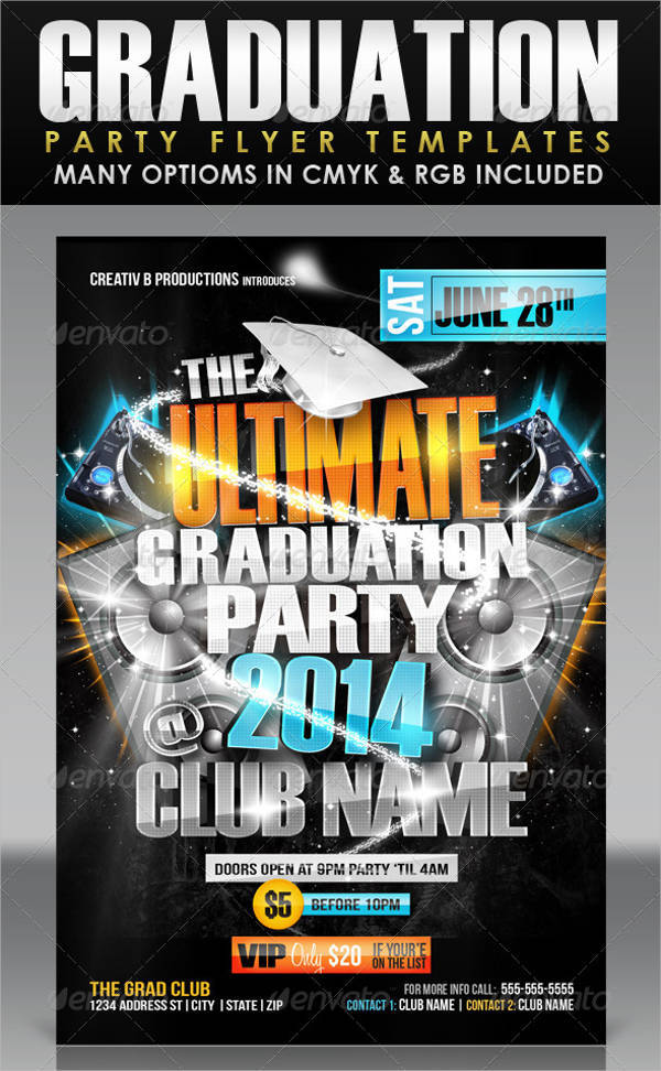 Ultimate Graduation Party Flyer Template