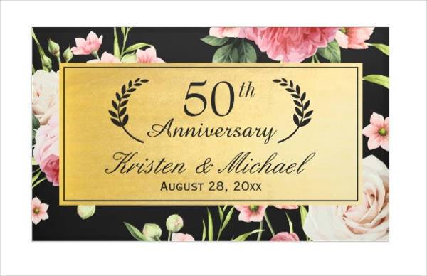 Wedding Anniversary Banner