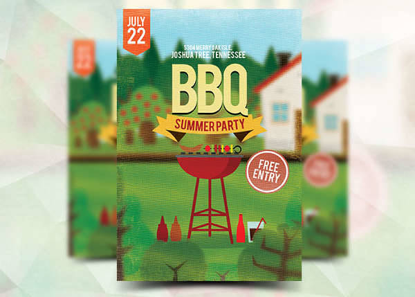 BBQ Summer Party Flyer