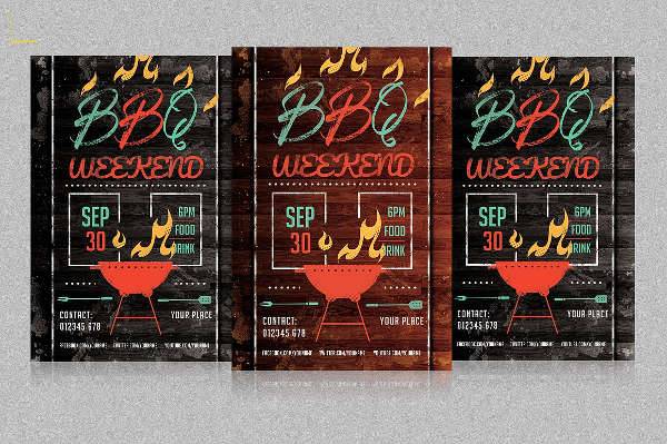 Barbecue BBQ Party Flyer Template