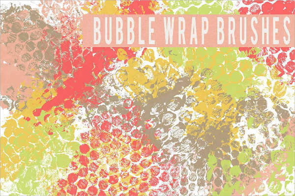 bubble wrap brushes