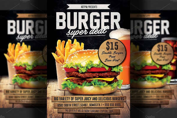 Burger Promotion Flyer