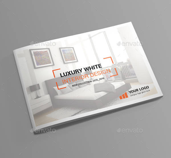 clean interior catalog design