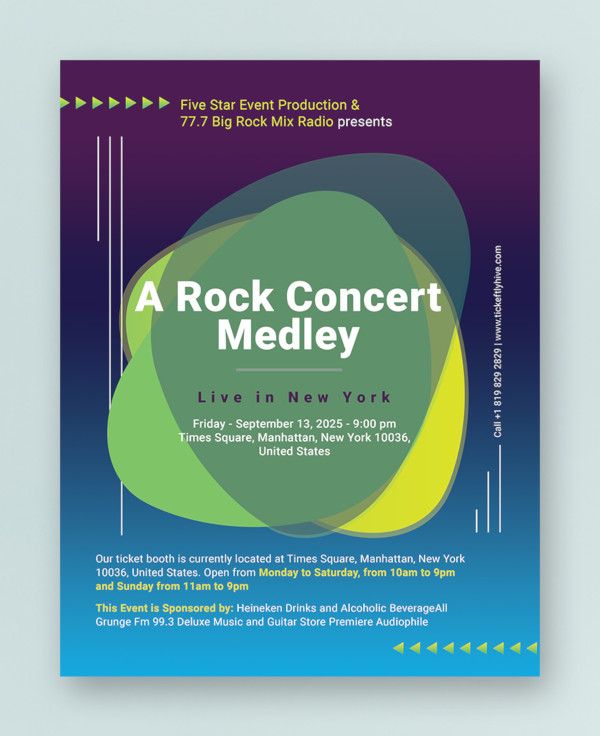 concert flyer example