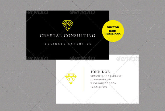 consulting visiting card
