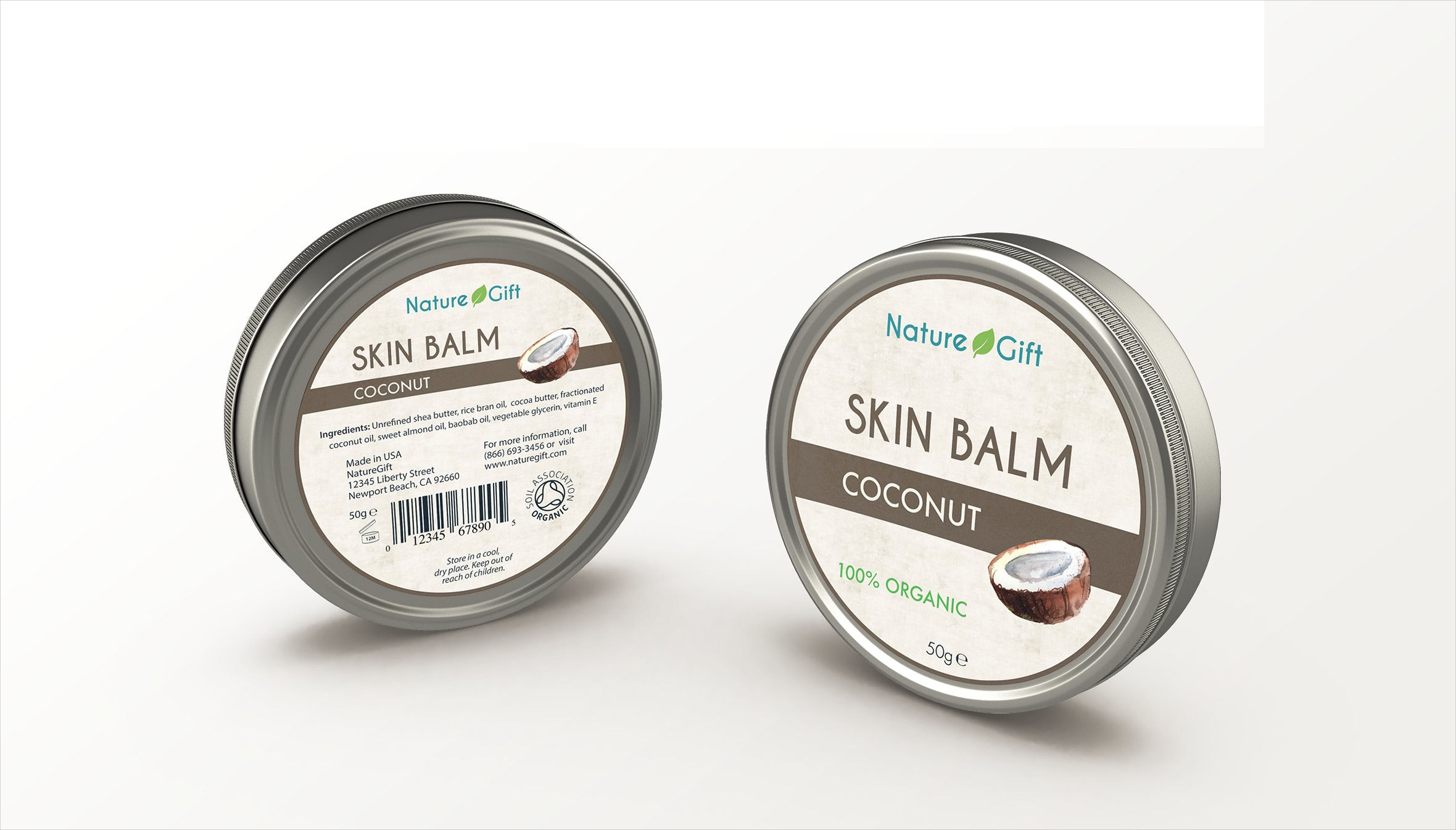 cosmetic product label