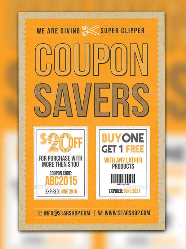 Coupon Flyer Template