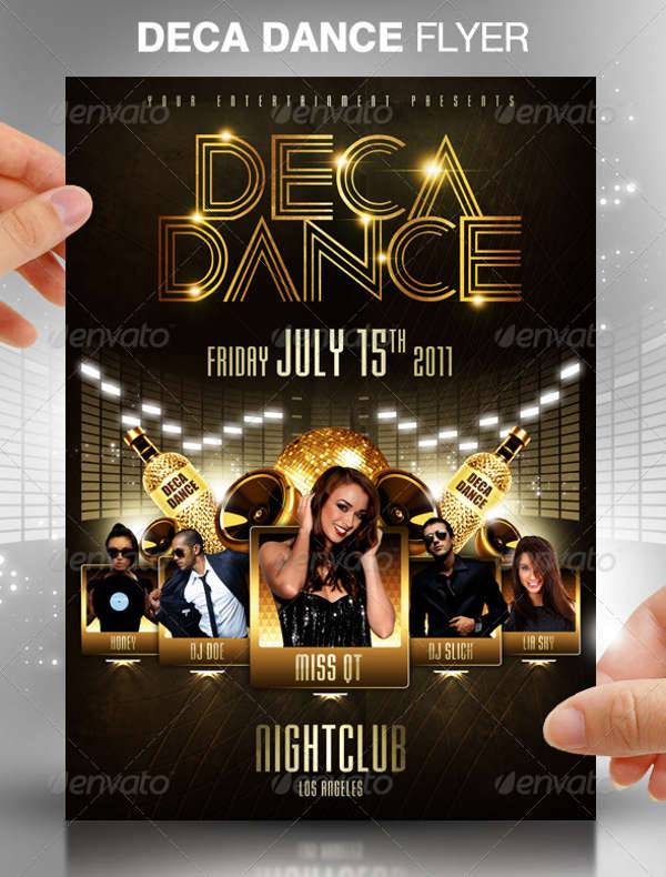 Deca Dance Party Flyer