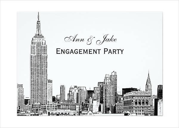 Diy Engagement Party Invitation