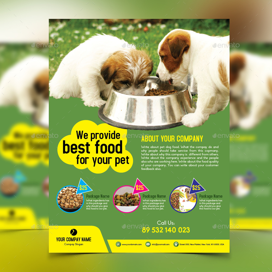 Dog Food Flyer