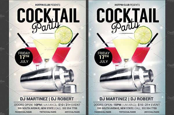 Drink Cocktail Party Flyer
