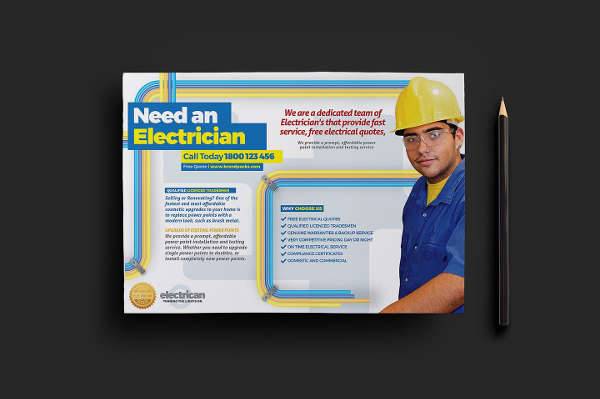 Electrician Flyer Template