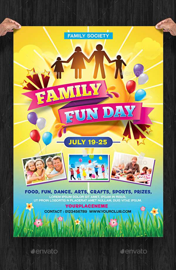 Family Fun Summer Camp Flyer