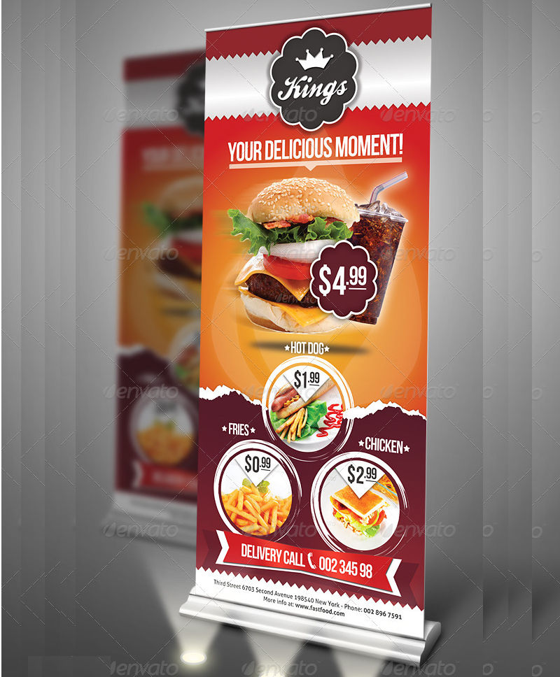 fast food promotion banners1