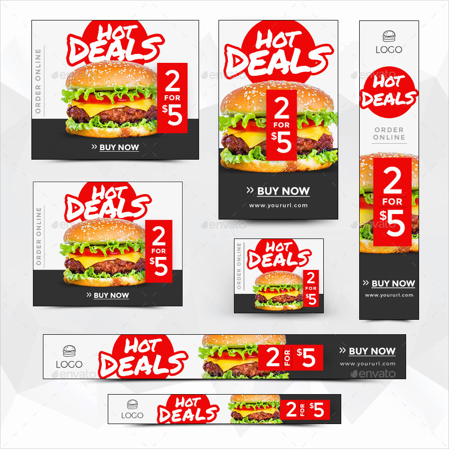 food deals banner design