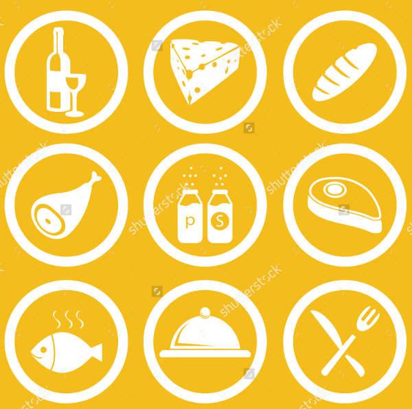 food kitchen icons