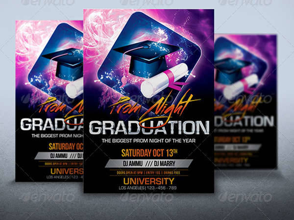Graduation Night Party Flyer
