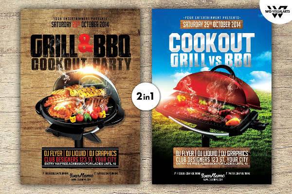 Grill BBQ Cookout Flyer