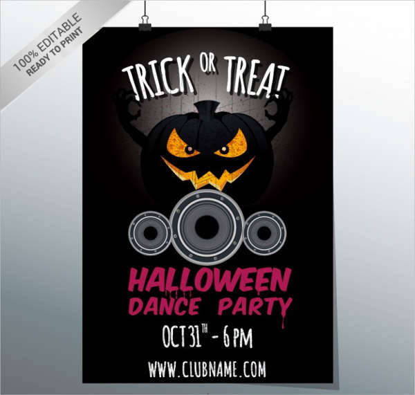 Halloween Dance Party Flyer
